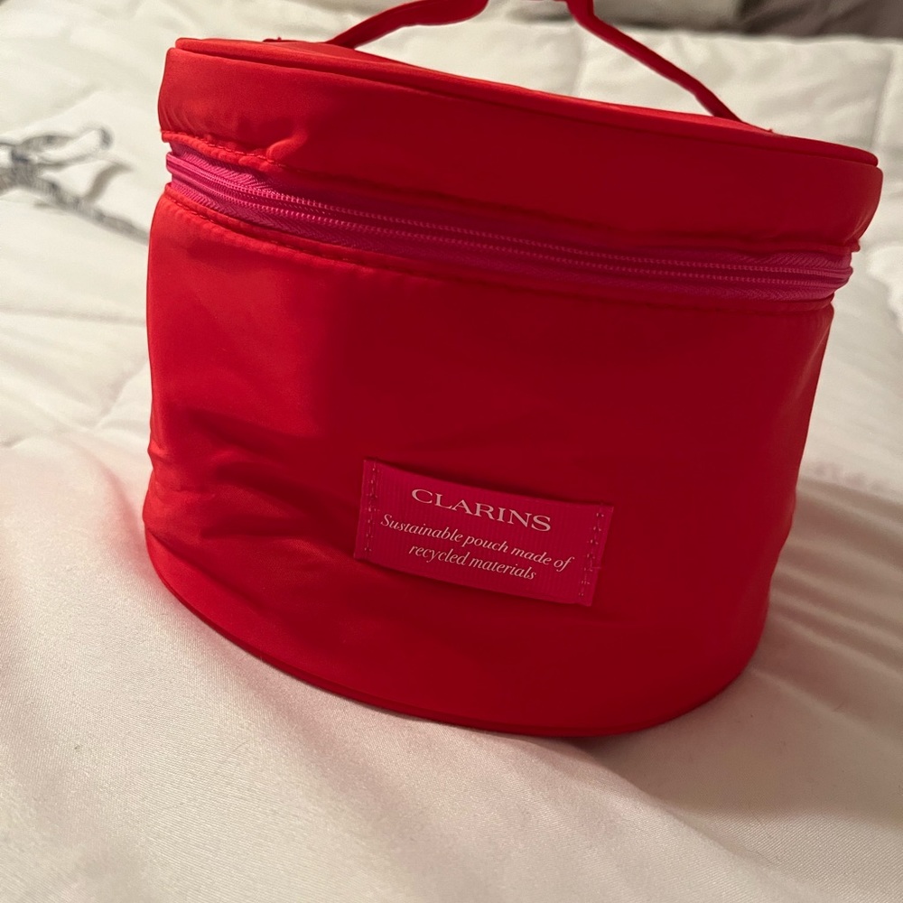 Clarins Pink Makeup Case